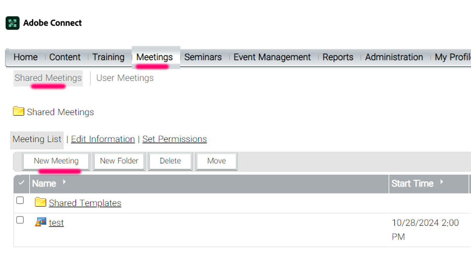 آموزش ساخت یک کلاس آنلاین Meeting ✅ ادوبی کانکت | تعریف وبینار در Adobe Connec